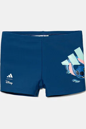 adidas Dětské plavky x Disney tmavomodrá barva, JF8442