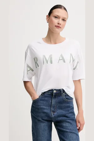 Armani Exchange Bavlněné tričko dámské, barva, XW000520 AF10359