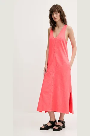 Superdry Bavlněné šaty barva, midi, W8011861A-9SD