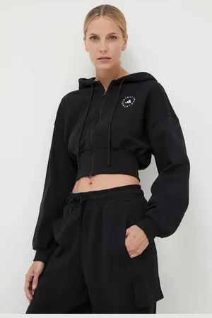 adidas Tepláková mikina barva, s kapucí, IN3637