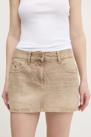 Tommy Hilfiger Džínová sukně barva, mini, DW0DW20134