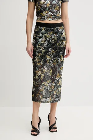 VERSACE Sukně barva, midi, 78HAE806 JS443