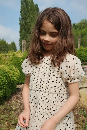 Konges Sløjd Dívčí šaty CHARLENE DRESS barva, mini, KS102726