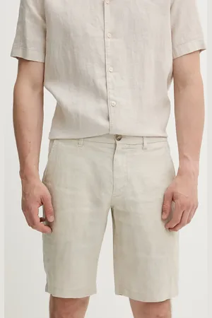 Marc O’ Polo Lněné kraťasy pánské, barva, M24003915000