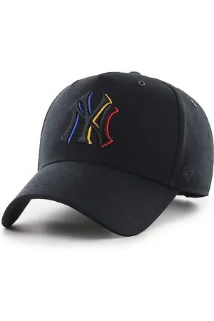 47 Brand Bavlněná baseballová čepice MLB New York Yankees barva, s aplikací, B-PRPDT17GWP-BK