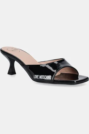 Moschino Kožené lodičky barva, JA28045G1MIH0000