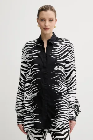 VERSACE Košile dámská, barva, relaxed, s klasickým límcem, 78HAL2P2 NS635