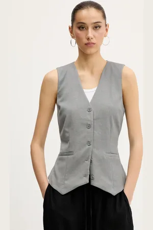 Abercrombie & Fitch Vesta barva, jednořadá, KI140-5163