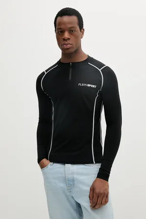 Philipp Plein Tričko s dlouhým rukávem barva, s potiskem, SAEC MTK7995 STE003N