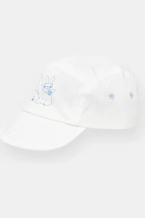 Benetton Dětská bavlněná kšiltovka barva, s potiskem, 69G7AA00X