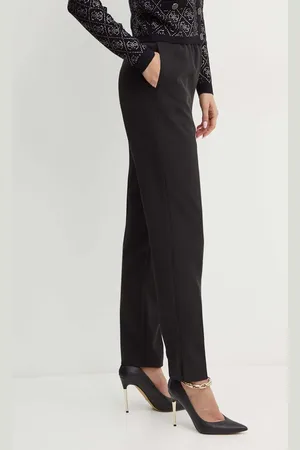 Guess Kalhoty ROBERTA dámské, barva, jednoduché, high waist, W4YB52 WFWX2