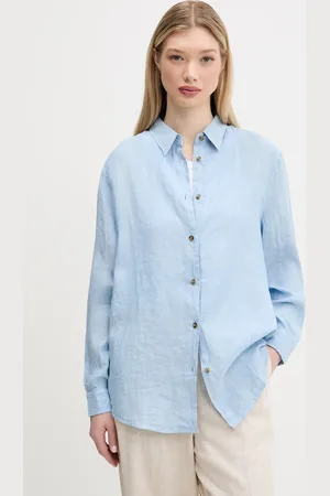 Superdry Lněná košile barva, relaxed, s klasickým límcem, W4010463A-F5P