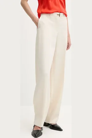STINE GOYA Kalhoty dámské, barva, široké, high waist, SG-SS25-P082-2347