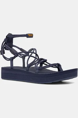 Teva Sandály Midform Infinity dámské, tmavomodrá barva, na platformě, 1127890