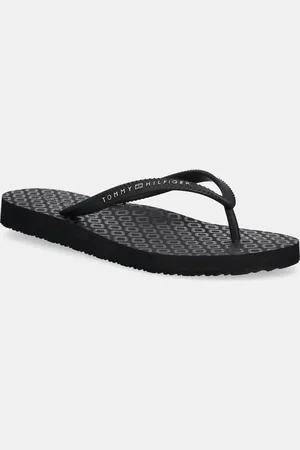 Tommy Hilfiger Žabky HILFIGER STRAP BEACH SANDAL dámské, barva, na plochém podpatku, FW0FW08736