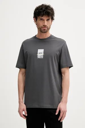 HUGO BOSS Tričko pánské, barva, s potiskem, 50545869