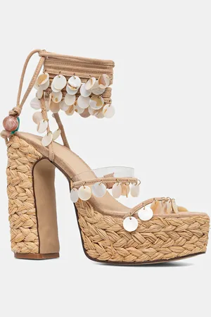 Naked Wolfe Sandály Fantastic barva, Fantastic Natural Raffia