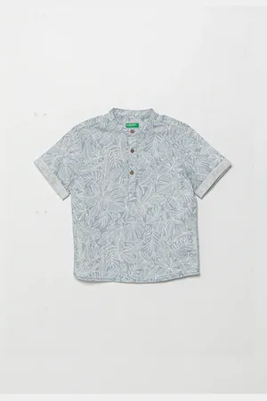Benetton Dětské bavlněné tričko barva, 5OUGGQ02G