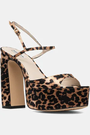 Naked Wolfe Sandály Fire barva, Fire Satin Leopard