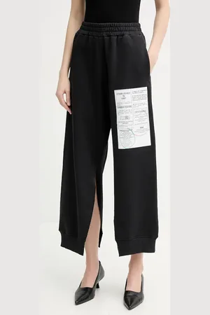Maison Margiela Bavlněné tepláky barva, s potiskem, S52KA0527.M25012
