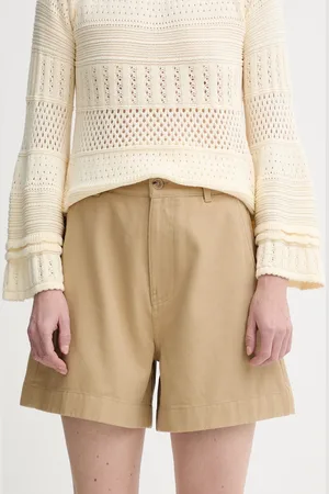 Filippa K Bavlněné šortky dámské, barva, high waist, 31423.FK