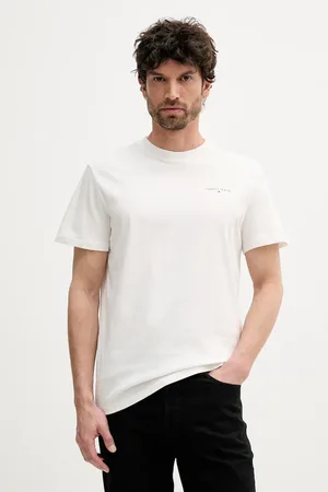 Tommy Hilfiger Bavlněné tričko pánské, barva, s potiskem, DM0DM21780