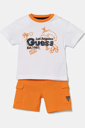 Guess Dětská bavlněná souprava barva, I5GG14 K8HM4
