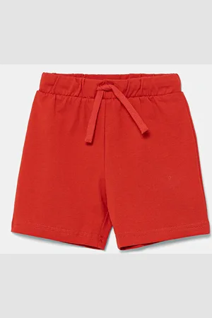 Benetton Dětské bavlněné šortky barva, nastavitelný pas, 3BL0G900Q
