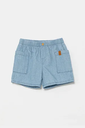 Benetton Kojenecké džínové šortky barva, 4DHJA900W