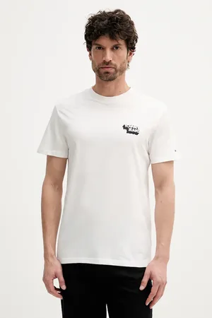 Tommy Hilfiger Bavlněné tričko pánské, barva, s potiskem, DM0DM21539