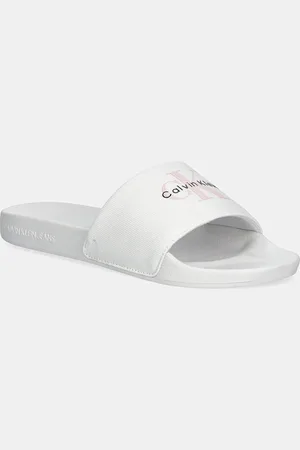 Calvin Klein Pantofle SLIDE MONOGRAM WN LOGO CK dámské, barva, YW0YW01967