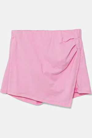 Benetton Dětská bavlněná kalhotová sukně barva, 35RYC903H