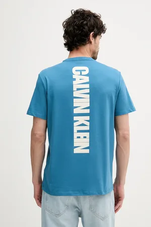 Calvin Klein Bavlněné tričko pánské, barva, s potiskem, LV04RC846G