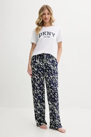 DKNY Pyžamo dámské, tmavomodrá barva, YI70052