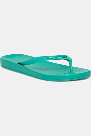 Ipanema Žabky ANAT COLORS dámské, zelená barva, na plochém podpatku, 82591-BD669