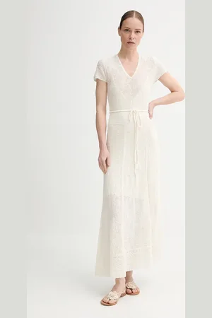 Zadig & Voltaire Vlněné šaty barva, maxi, KWDR01193
