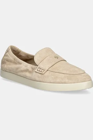 Tory Burch Semišové mokasíny Ballet Sport Loafer dámské, barva, na plochém podpatku, 158073-250