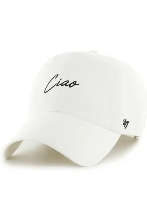 47 Brand Bavlněná baseballová čepice Phrase Base Runner Icon barva, hladká, XX-BSRIC1411GWS-WHH