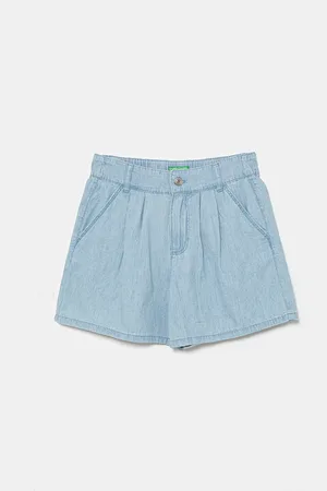 Benetton Dětské bavlněné šortky barva, 4DHJC903T