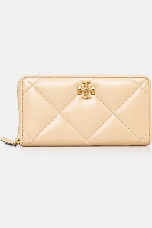 Tory Burch Kožená peněženka Kira Diamond Quilt dámská, barva, 154989-700