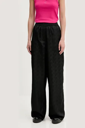 HUGO BOSS Kalhoty dámské, barva, široké, high waist, 50536962
