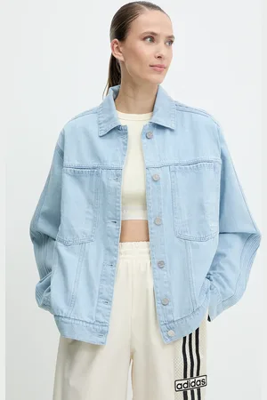 adidas Džínová bunda Essential barva, přechodná, JD4753