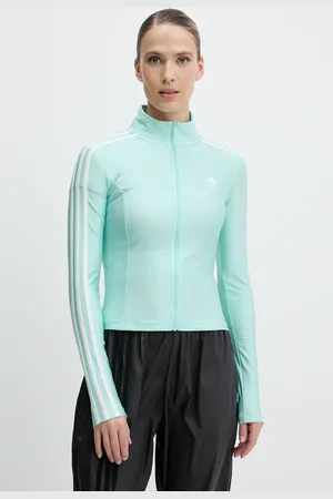 adidas Mikina 3-Stripes dámská, barva, s aplikací, JC5579