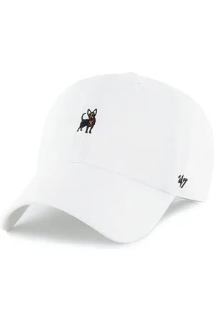 47 Brand Bavlněná baseballová čepice Dog Base Runner Icon barva, hladká, XX-BSRIC1411GWS-WHE