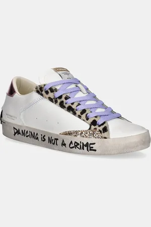 Crime london Kožené sneakers boty DISTRESSED barva, 20006PP7