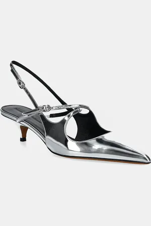Proenza Schouler Kožené lodičky Slash barva, SH252038