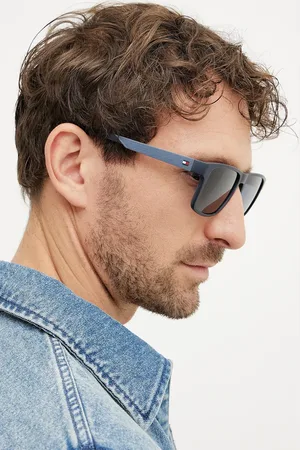 Tommy Hilfiger Sluneční brýle pánské, tmavomodrá barva, TH 2142/S