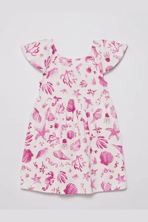 Benetton Dětské bavlněné šaty barva, mini, 34VAGV010