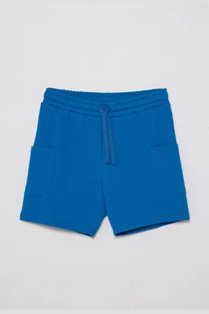 Benetton Dětské bavlněné šortky barva, nastavitelný pas, 39DJG901C