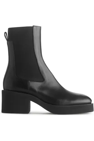 ARKET Heeled Chelsea Boots - Black